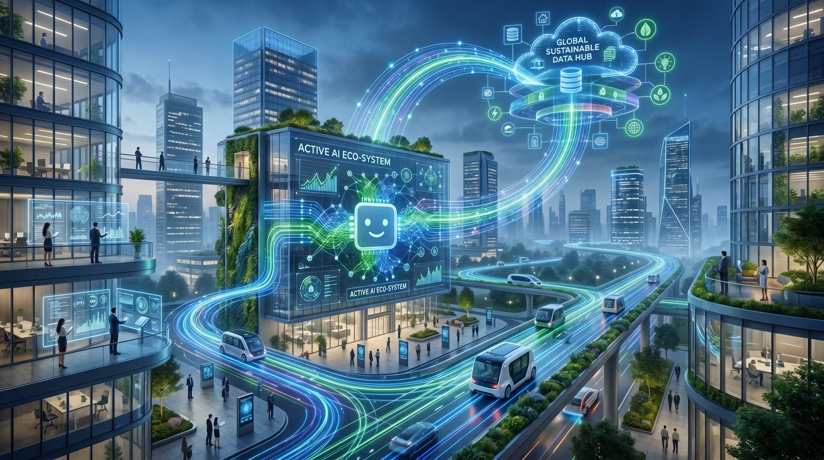 How can technology create sustainable business growth?