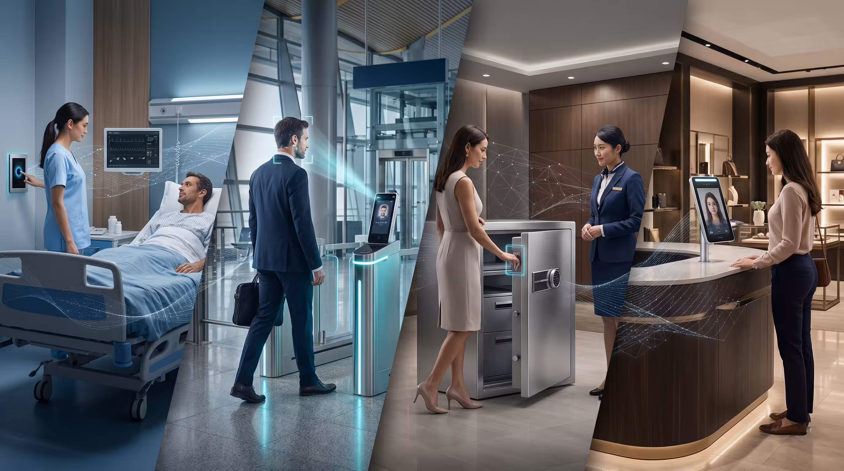Which companies can implement processes with biometrics?